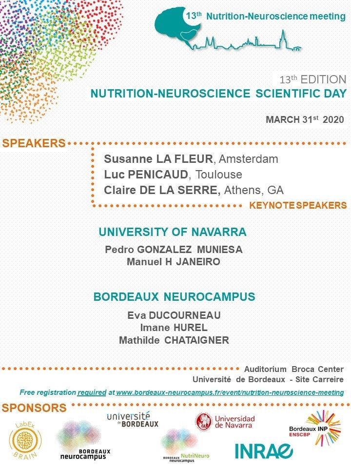 Program 13th Nutrition Neuroscience day 2020 - visuel